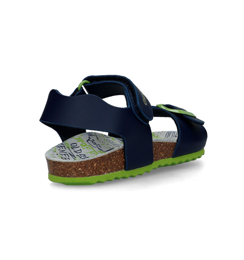 Geox Ghita Sandales en Bleu en simili cuir (326597)