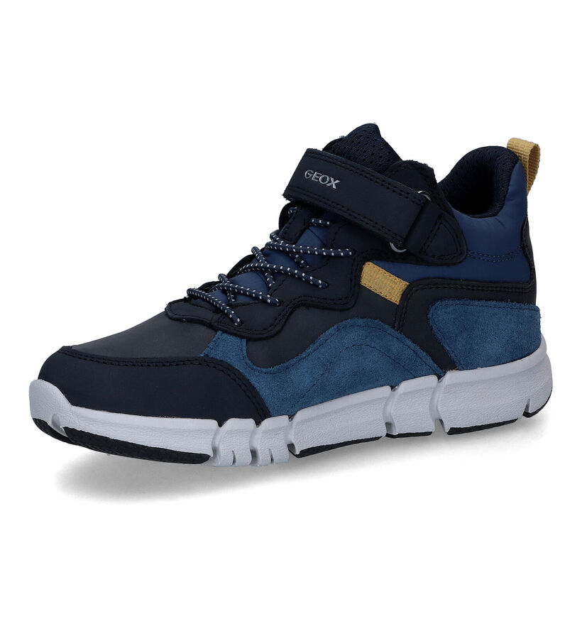 Geox Flexyper Blauwe Hoge Schoenen in nubuck (317605)