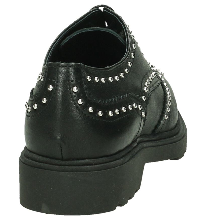 Omnio Chaussures à lacets en Noir en cuir (194136)