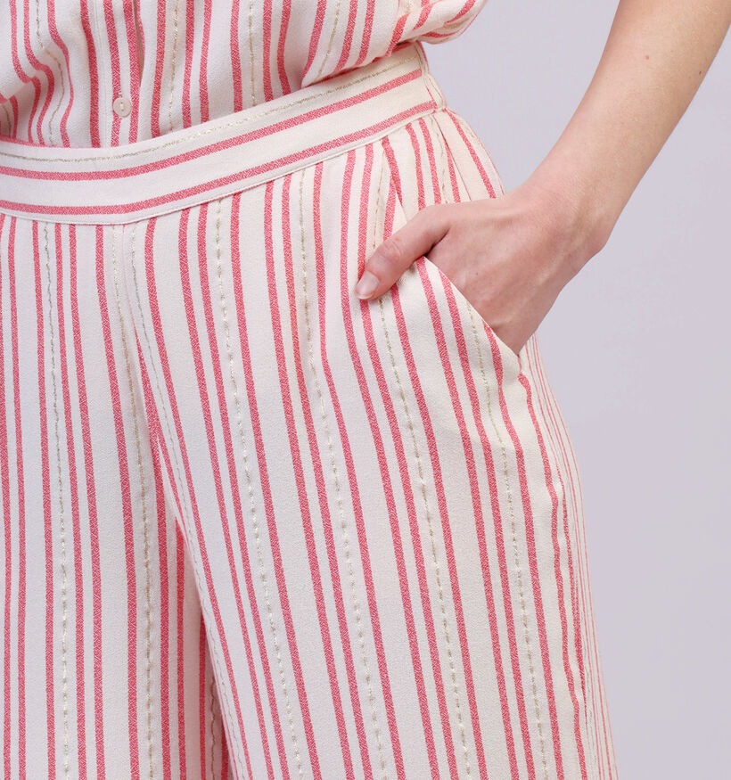 Vero Moda Baya Rode Wijde broek voor dames (353113)