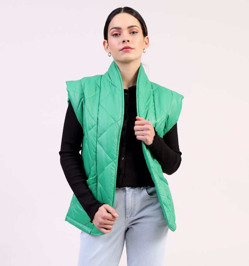 Dolce C. Veste sans manches en Vert pour femmes (330569)