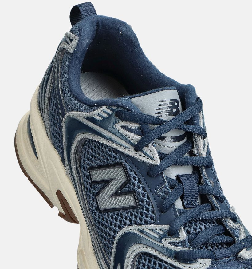 New Balance 530 Baskets en Bleu pour femmes (366088) - pour semelles orthopédiques
