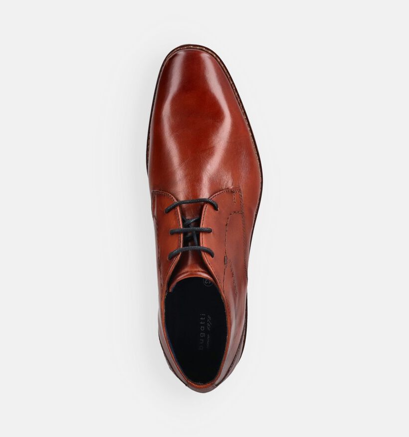 Bugatti Chaussures classiques en Cognac pour hommes (375980)