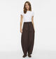 Vila Jemma Barrel Tailored Pantalon en Marron pour femmes (382041)