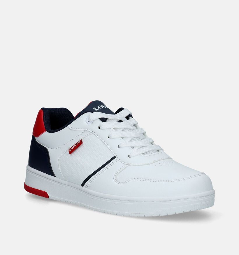 Levi's Kick T Chaussures à lacets en Blanc pour garçons (338609)