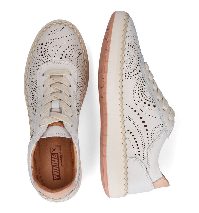 Pikolinos Mesina Ecru Veterschoenen voor dames (308101)
