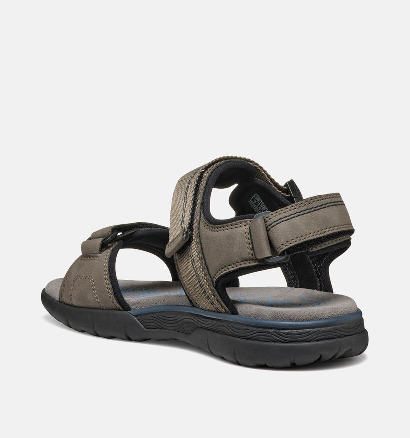 Geox Spherica Sandales de marche en Gris pour hommes (353843)