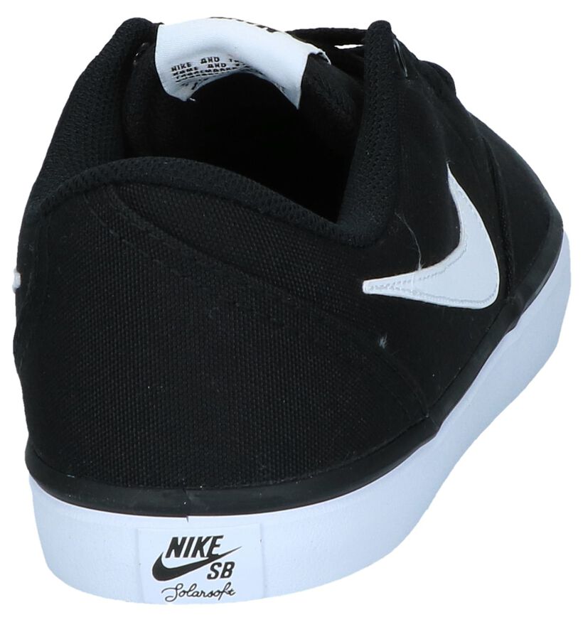 Nike SB Baskets de skate en Noir en textile (238266)