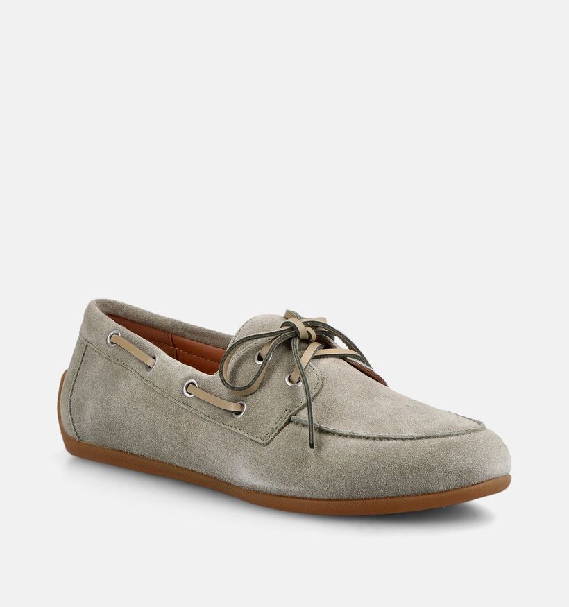 Geox Addisse Sage Groene Bootschoenen voor dames (387187) - geschikt voor steunzolen