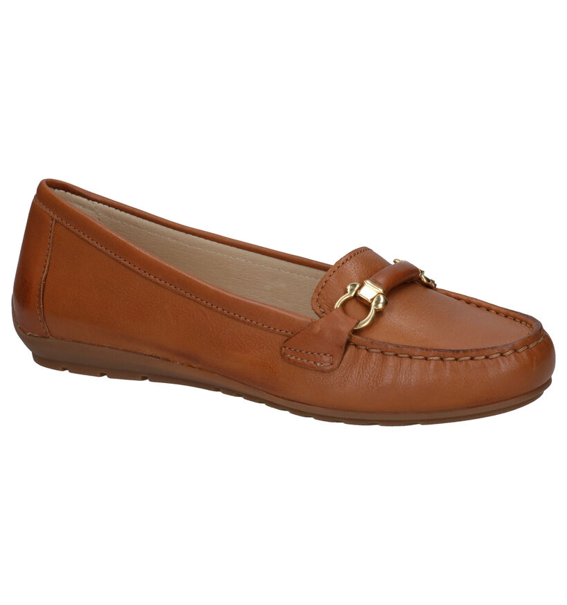 River Woods Cognac Mocassins in leer (289205)