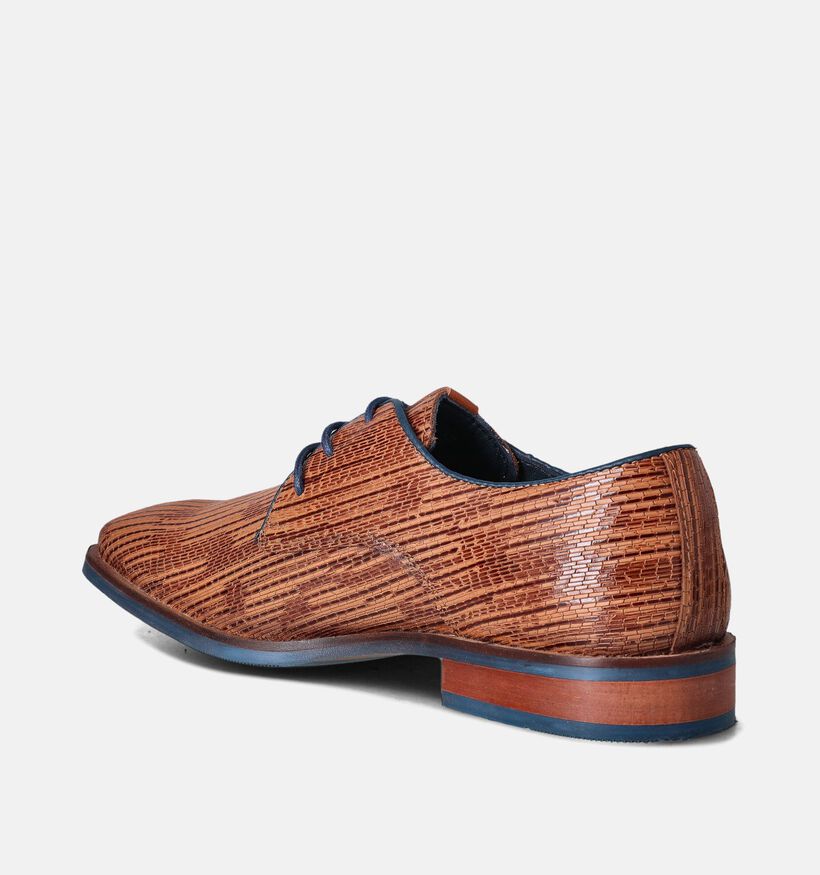 Via Borgo Chaussures classiques en Cognac pour hommes (357769)