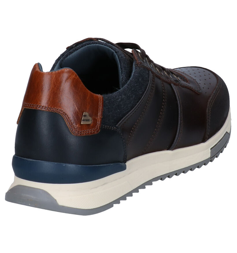 Bullboxer Cognac Veterschoenen voor heren (324232) - geschikt voor steunzolen
