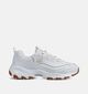 Skechers D'Lites Good Neutral Witte Chunky Sneakers voor dames (367462)