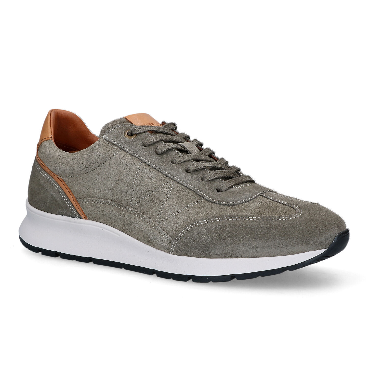 River Woods Loic Kaki Veterschoenen Heren Lage schoenen Online op TORFS.BE