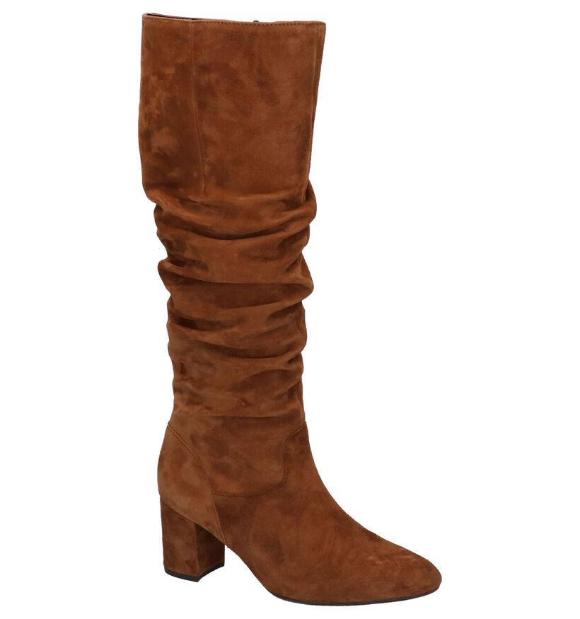 Gabor Cognac Laarzen in daim (262074)