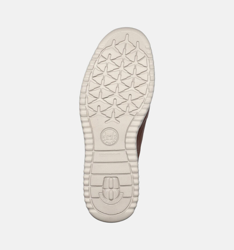 Mephisto Twain Chaussures confort en Cognac pour hommes (370211) - pour semelles orthop&eacute;diques