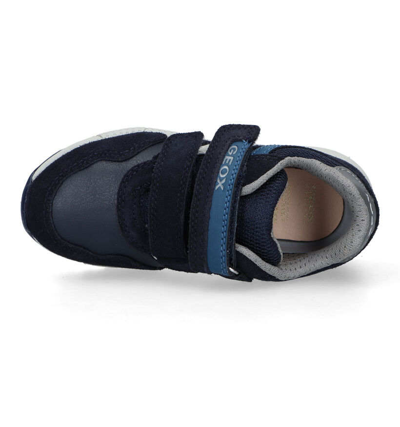 Geox Alben Blauwe Velcroschoenen voor jongens (326601) - geschikt voor steunzolen