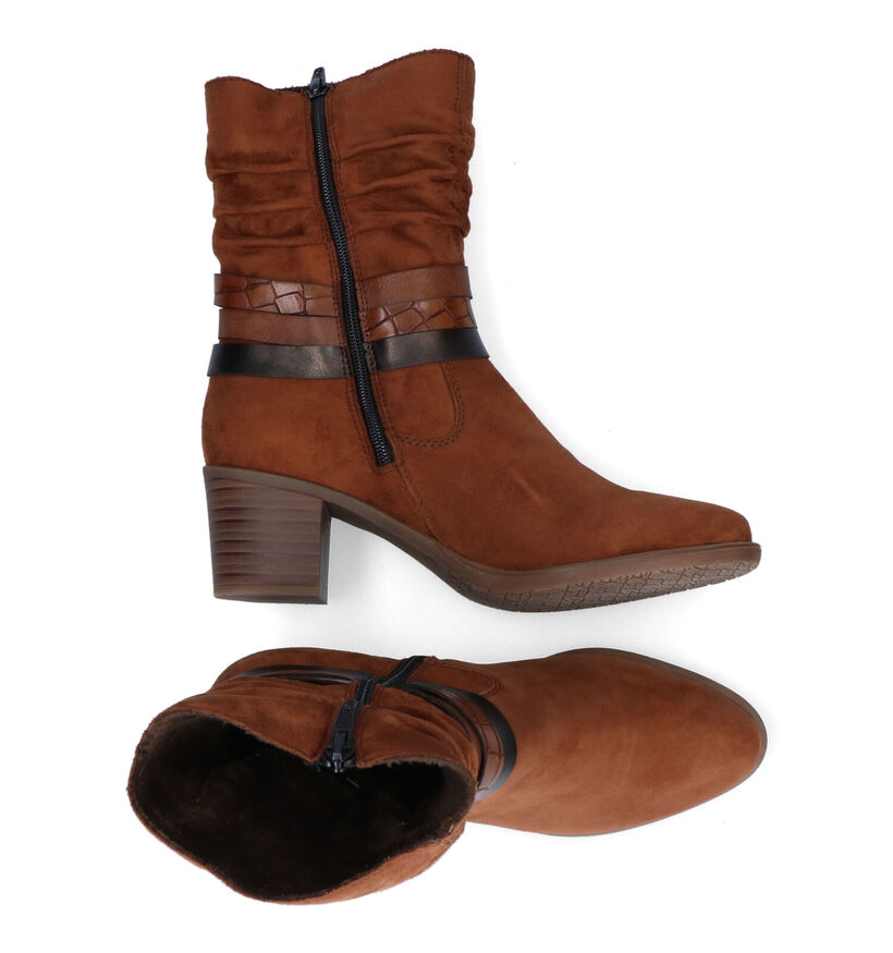 Rieker Bottes courtes en Cognac pour femmes (297938)