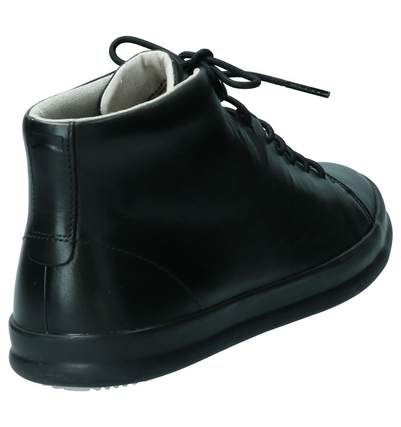 Camper Zwarte Boots in leer (256254)