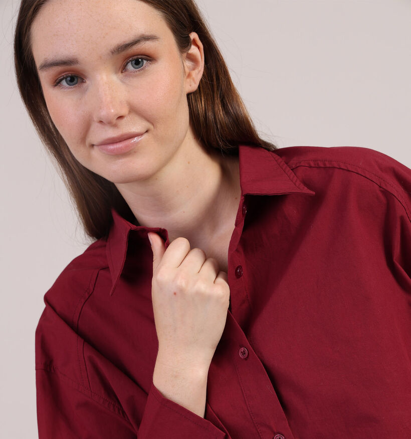 The Korner Blouse en Bordeaux pour femmes (365303)
