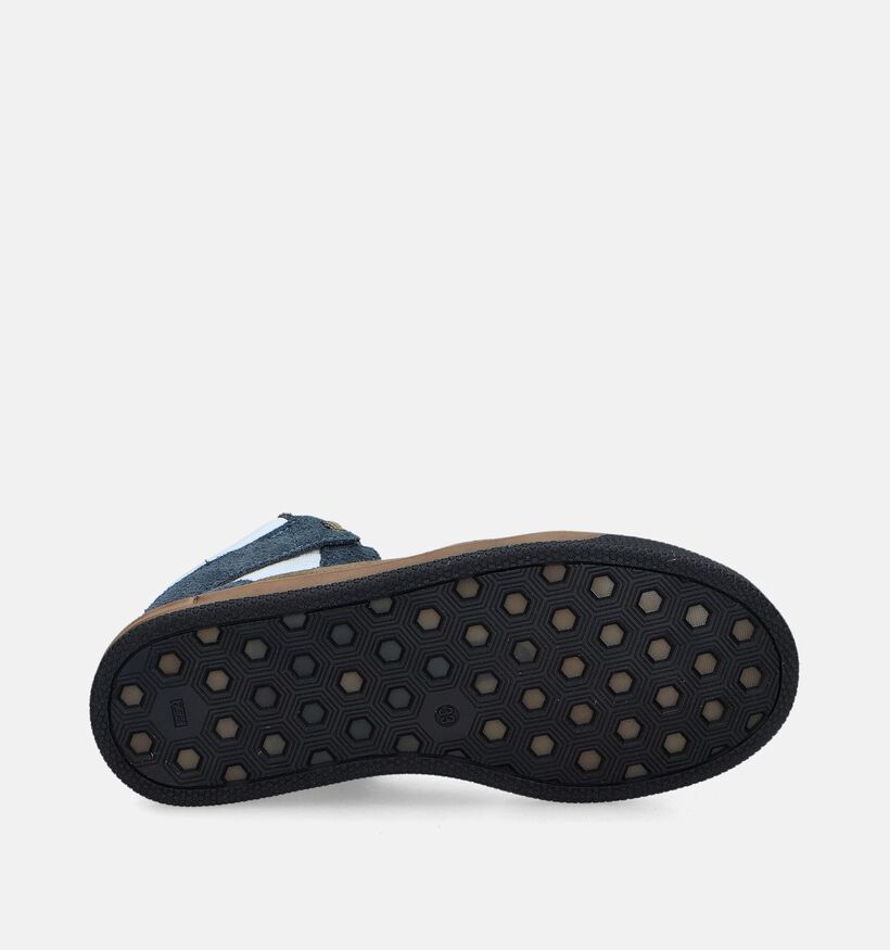 Hip Blauwe Hoge schoenen voor jongens (348312) - geschikt voor steunzolen