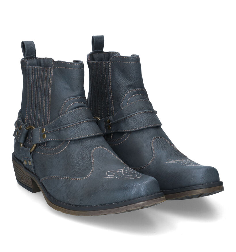 Mustang Grijze Boots in kunstleer (316305)