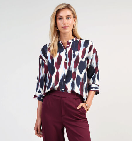 Blouse blauw