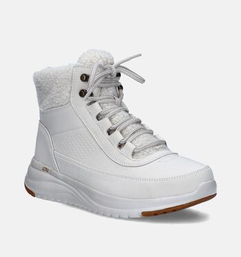 Skechers Waterproof Boots Blanc/Cognac