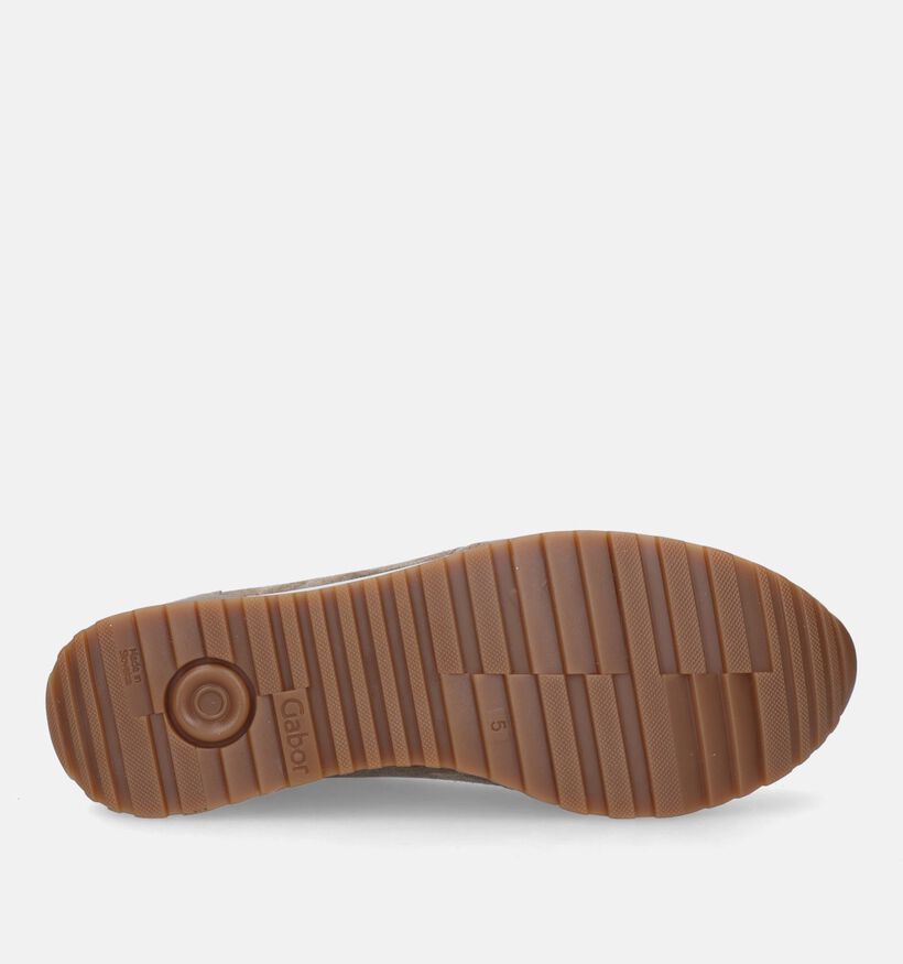Gabor OptiFit Groene Sneakers voor dames (331148) - geschikt voor steunzolen