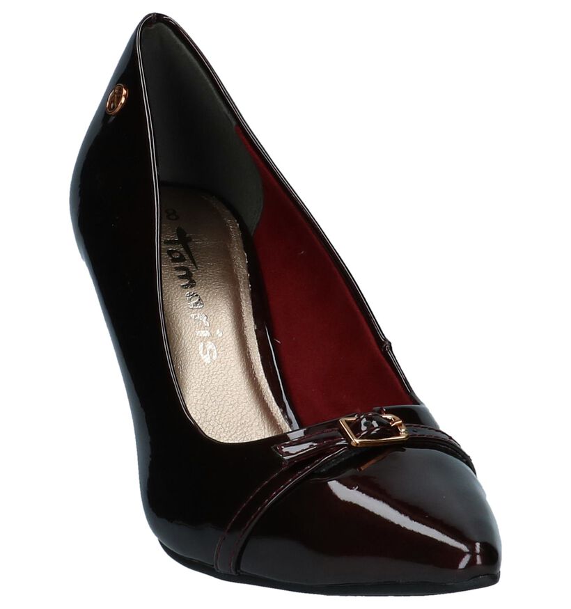 Bordeaux Laké Klassieke Pumps Tamaris in lakleer (226674)