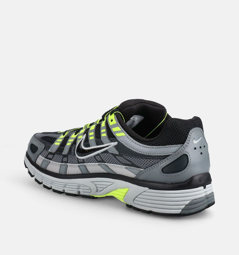 Nike P-6000 Baskets basses en Gris fonc&eacute; pour hommes (376112)