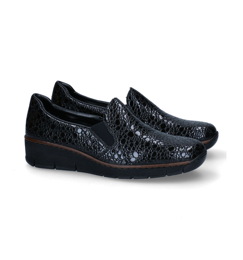 Rieker Chaussures confort en Noir pour femmes (312347) - pour semelles orthopédiques