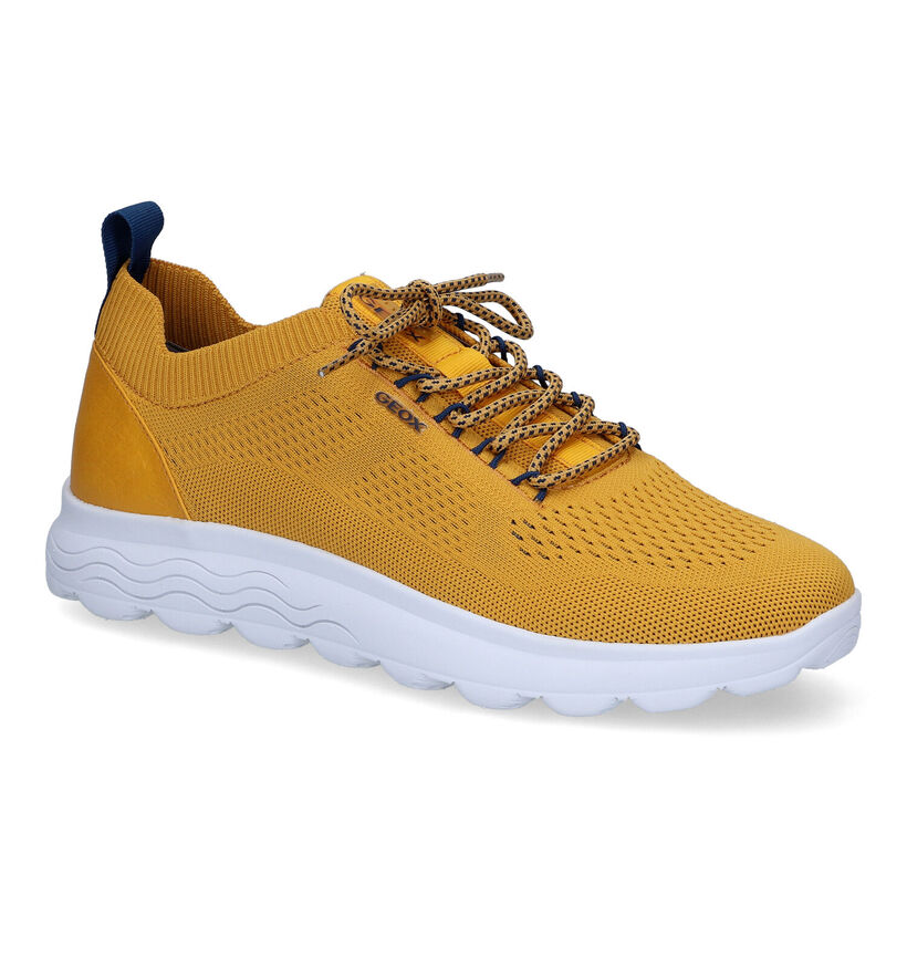 Geox Spherica Kaki Sneakers voor heren (303430) - geschikt voor steunzolen