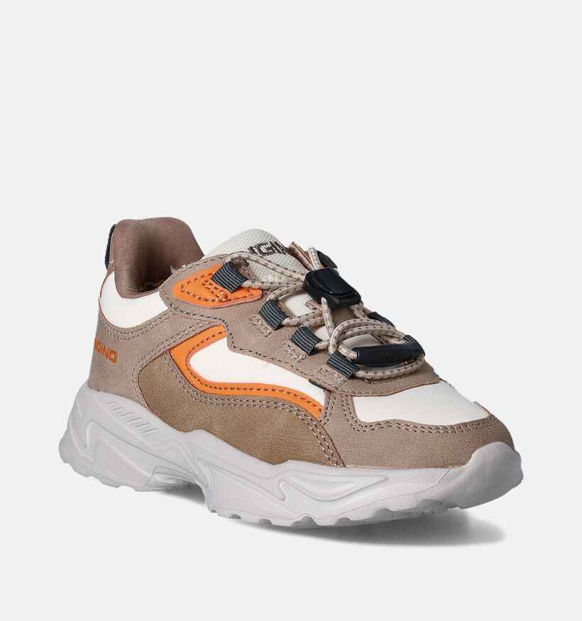 Vingino Beige Sneakers voor meisjes (357515) - geschikt voor steunzolen