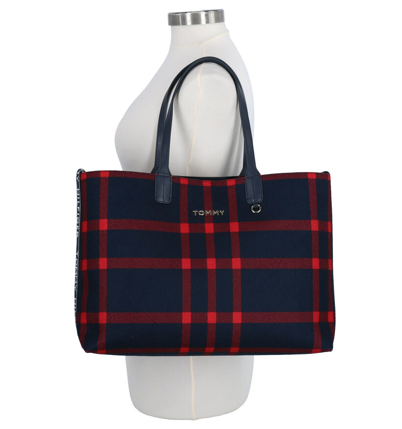 Tommy Hilfiger Iconic Tommy Tote Cabas en Bleu en textile (257012)