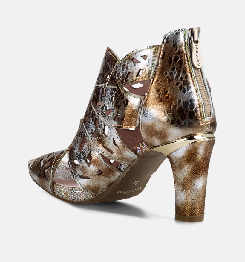 Laura Vita Escarpins montants en Bronze pour femmes (373211)