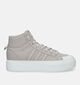 adidas Bravada 2.0 Mid Zwarte Sneakers in stof (326277)