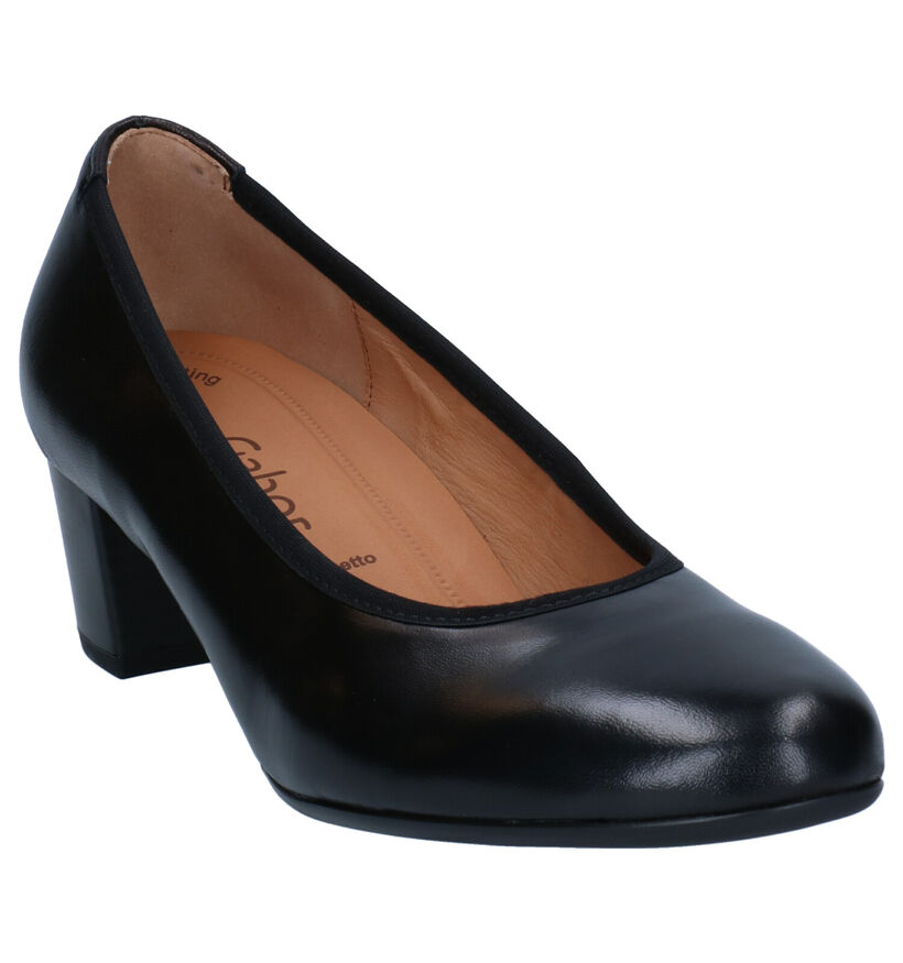 Gabor Sacchetto Zwarte Pumps in leer (282321)