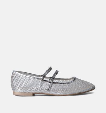 Tamaris Chaussures plates Noir/Argent