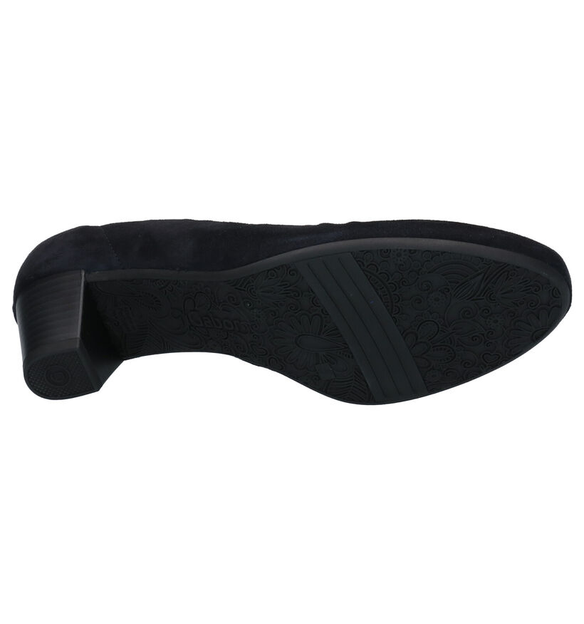 Gabor OptiFit Escarpins en Noir en daim (271508)