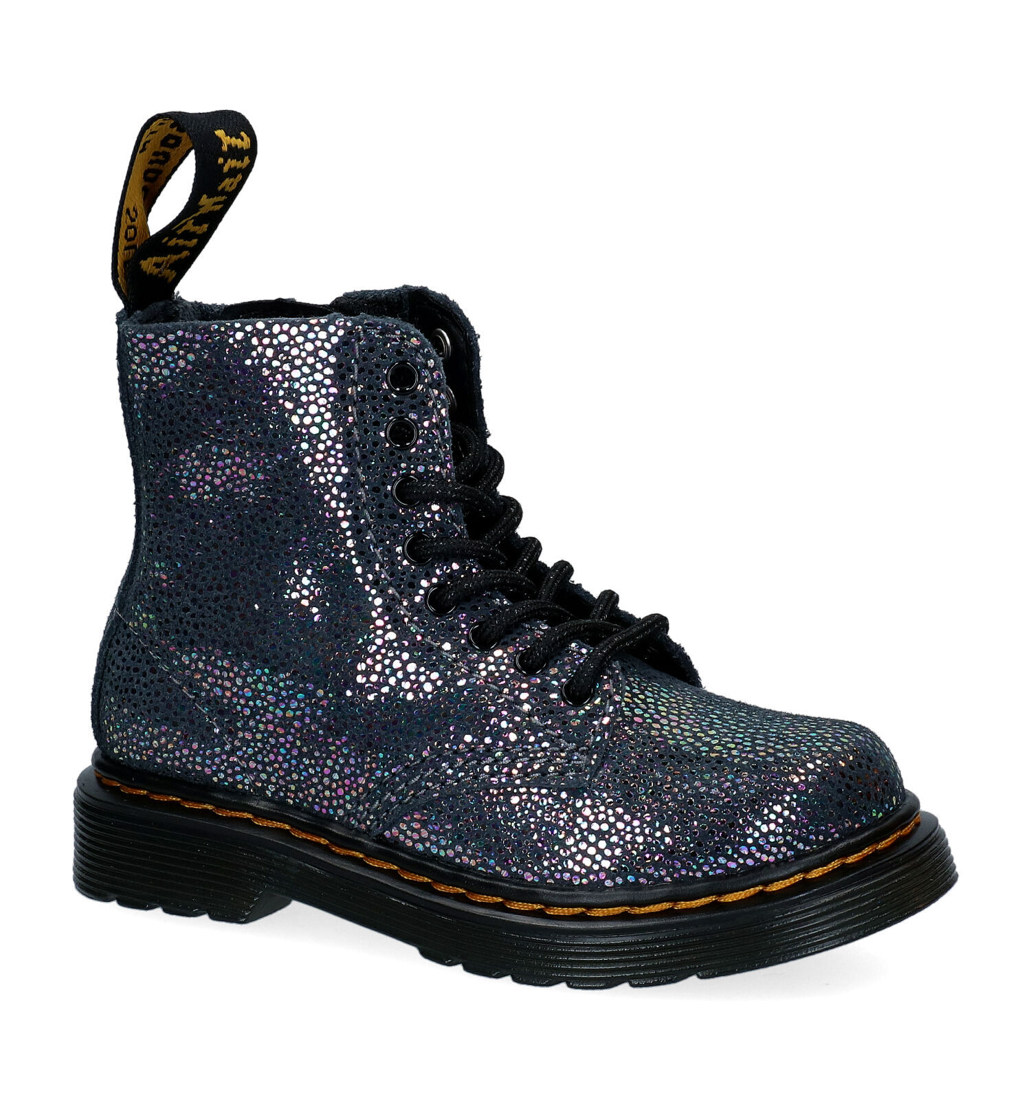 Dr on sale martens argentée