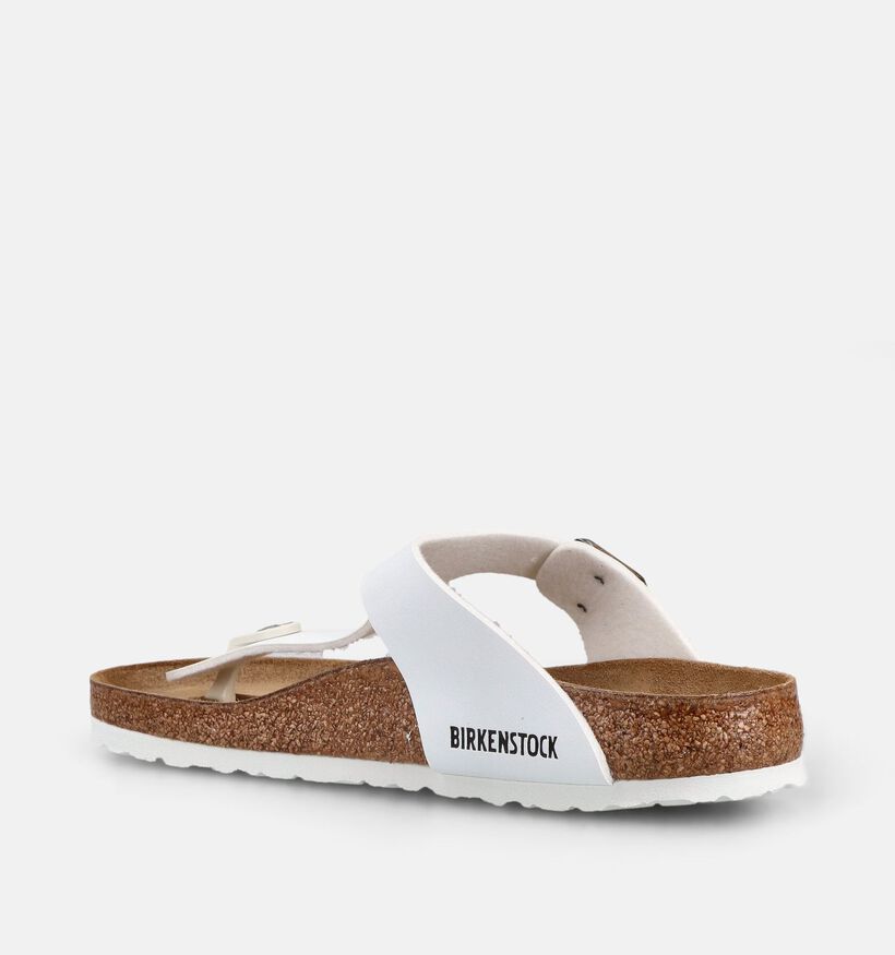 Birkenstock Gizeh Tongs en Blanc pour femmes (369559)