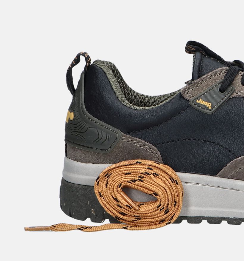 Jeep Latitude Chaussures à lacets en Vert Kaki pour hommes (344445) - pour semelles orthopédiques