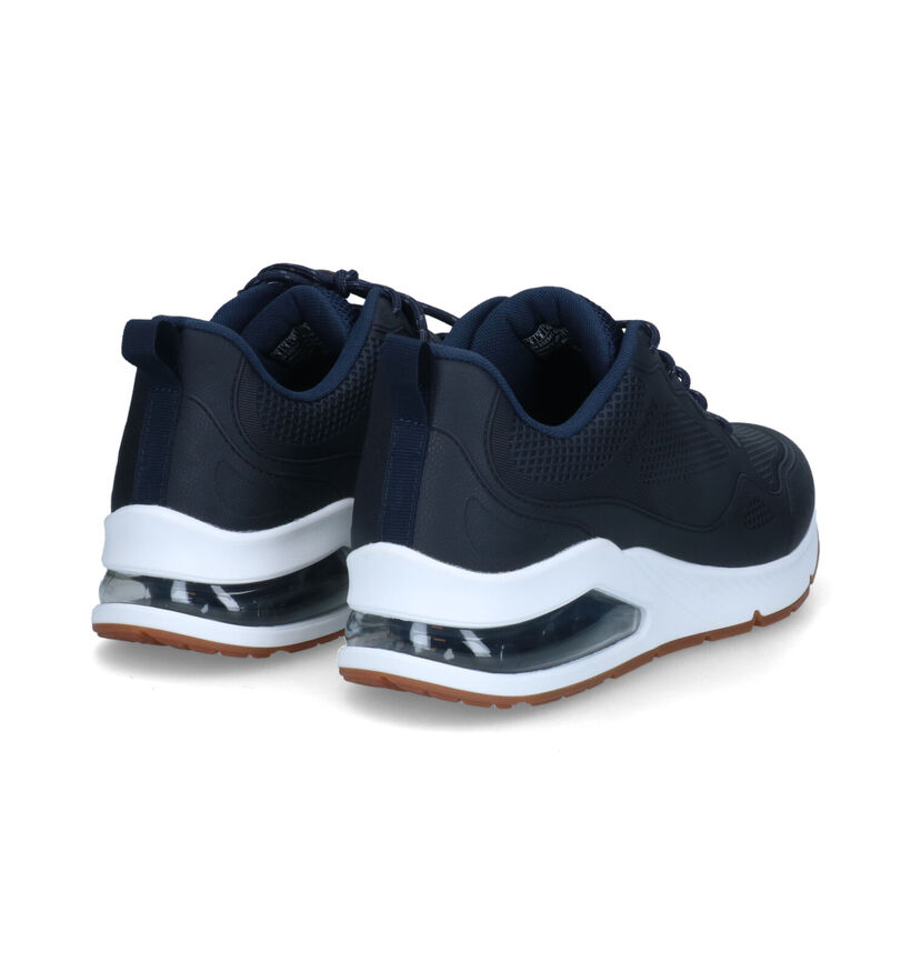 Skechers Uno 2 Blauwe Sneakers in kunststof (312697)