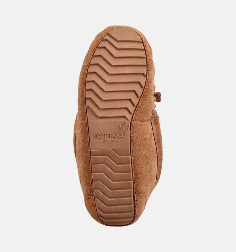 Warmbat Warenda Cognac Gesloten Pantoffels voor dames (379642)