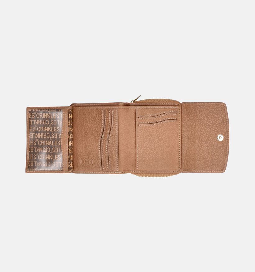 Crinkles Portefeuille en Cognac pour femmes (358112)