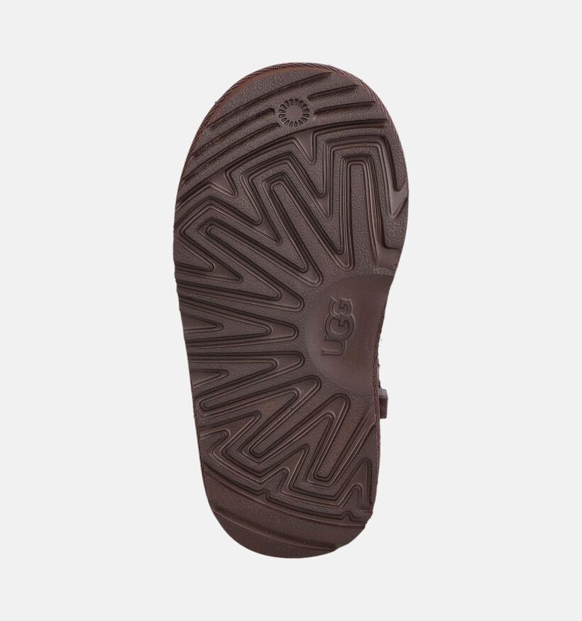 UGG Classic Ultra Mini Bottes d'hiver en Marron fonc&eacute; pour filles (377998)