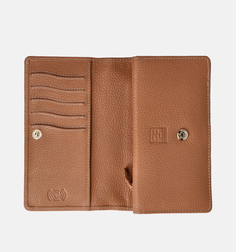 Crinkles Cognac Portemonnee voor dames (373810)