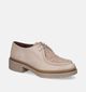 Wonders Taupe Veterschoenen in leer (317242)