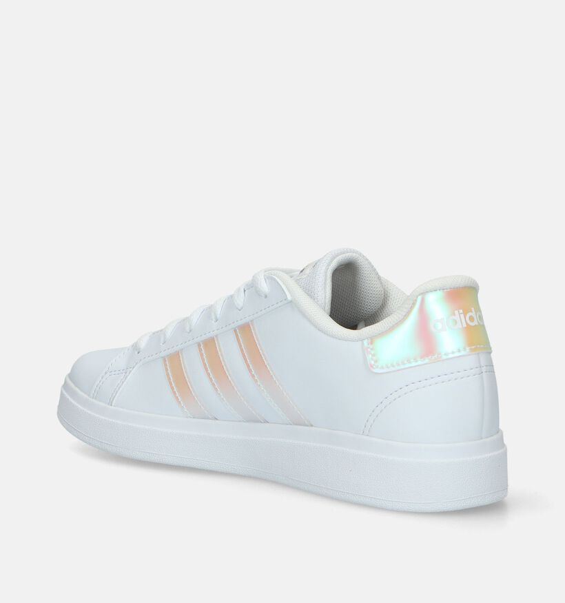 adidas Grand Court 2.0 K Witte Sneakers voor meisjes (332128)